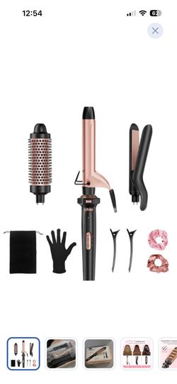 3-1 curling iron set