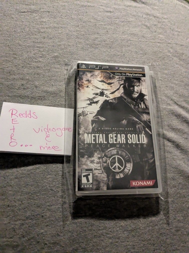 Metal Gear Solid: Peace Walker PSP PlayStation Portable 