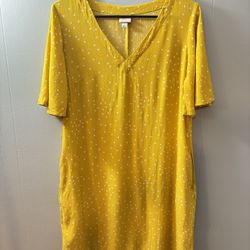 Womens A New Day Sundress, Size Small, Yellow. 