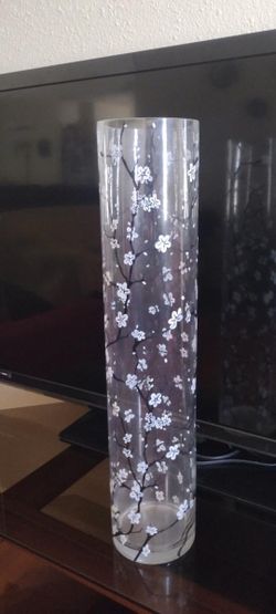 Tall Glass Vase