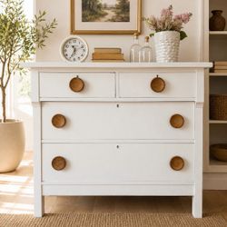 Awesome solid wood white gorgeous dresser