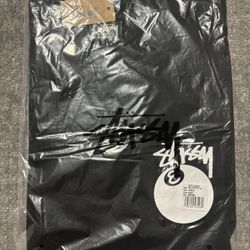 Black Medium Stussy 8 Ball Tee