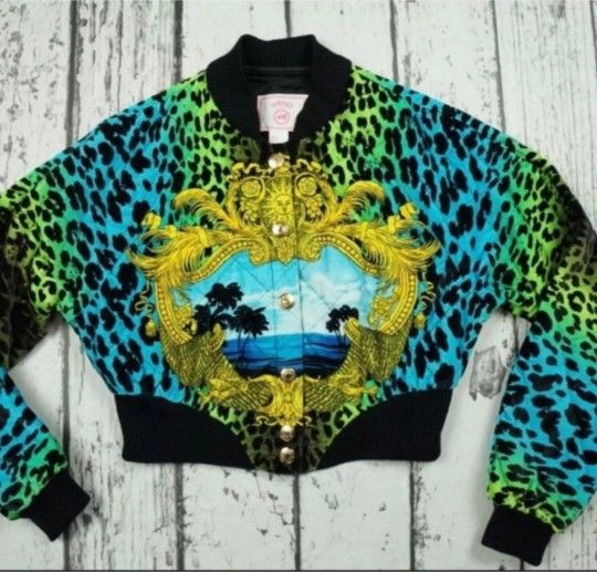 Versace For H&M Bomber Jacket. Size 8