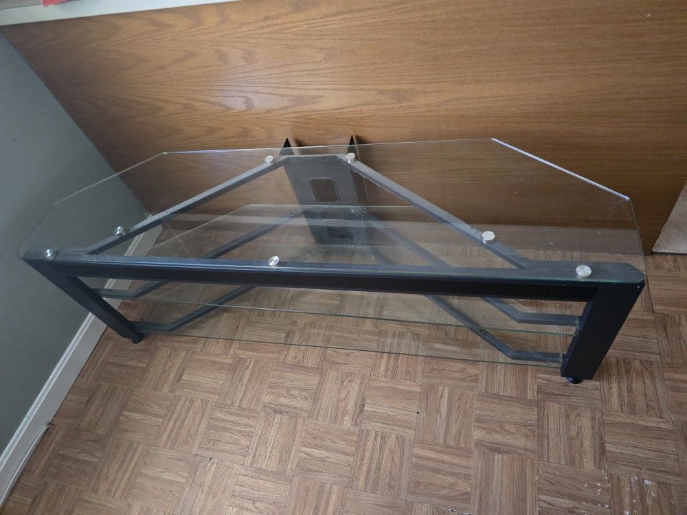 Glass TV Stand