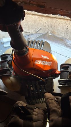 Echo, gas powered tree trimmer.