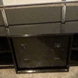Black Glass Media Console