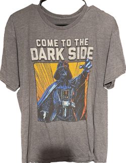 Star Wars Darth Vader T Shirt Men's Size XL Gray