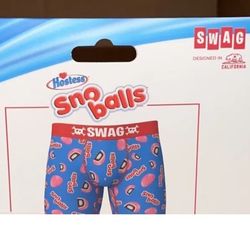 SWAG Novelty Boxer Briefs Hostess SnoBalls Mens Size S M L XL NEW