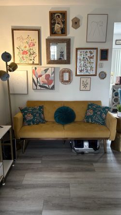 Yellow couch