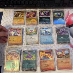 Pokemon Cards 151 sealed Pokeball reverse holo promo cards lot