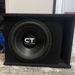 CT SOUNDS 12” Subwoofer And Amplifier