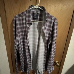 Plaid Dress Shirt Brand New Size L