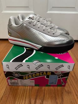 Reebok Board Flip BBC Ice cream “Silver Metallic” Sz: 10 Men