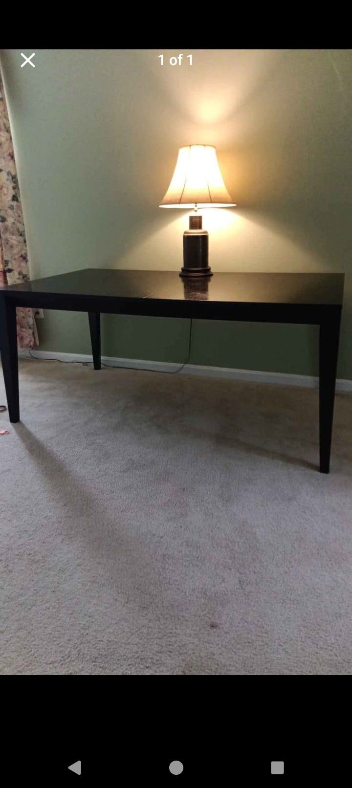Dark Wood Dining Room Table