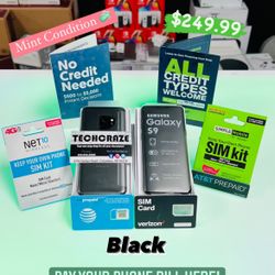 Samsung Galaxy S9 64gb Black (Factory Unlocked) **MINT CONDITION**