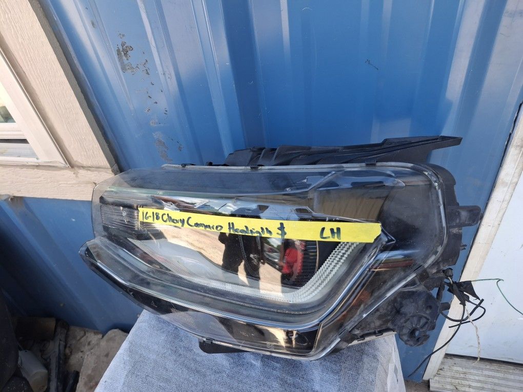 16-18 CHEVROLET CAMARO HEADLIGHT LH