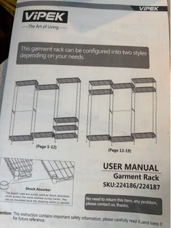 Black clothing rack