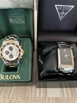 Bulova and Guess watches $85 each obo