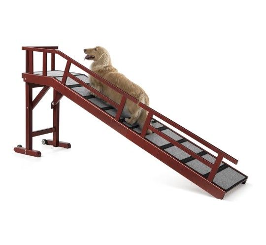 Wooden Pet Ramp with 20° Gentle Slope
