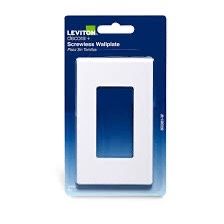 🖼️ New Leviton Decora Plus Screwless Wall Plates – 1-Gang – White (Lot of 11)