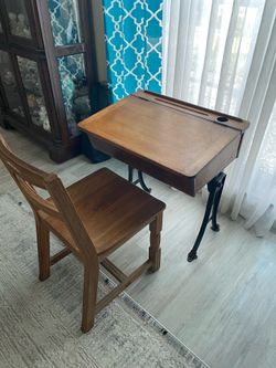 Vintage Children's School Desk