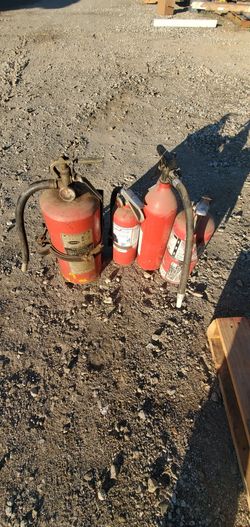 4 fire extinguishers