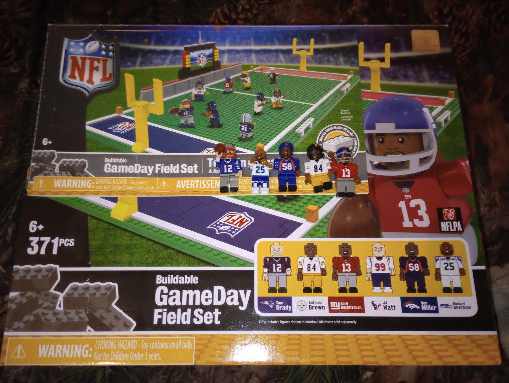 Nfl Feild Day Game Set (Legos Compatible) With T Brady