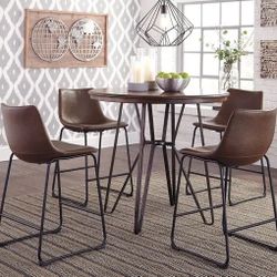 💥HUGE Ashley Furniture Blowout Sale!💥 Brand New Pub Table W/ 4 Stools! $50 Down Takes It Home Today!