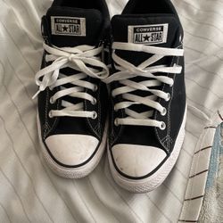 Black Converse With Cushion Size 11