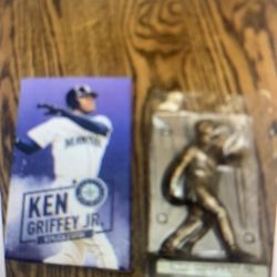Ken Griffey Junior bronze replica statue, Mariners S GA anniversary for 4/14/17