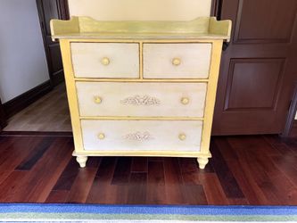 French Country Nursery Dresser * Solid Wood Convertible Dresser & Changing Table