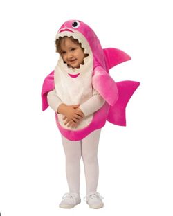 Pink Baby shark costume size 3-4T