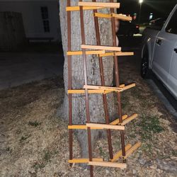 Triton Wood Rack Holds 220bs For Each Level When Using All 4 Racks! Can Be Used Indoor/outdoor, For Wood Pipes anything! Very Sturdy And Strong!
