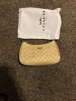 Coach purse beige