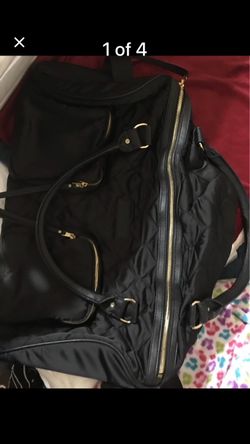 Black and Gold Duffel