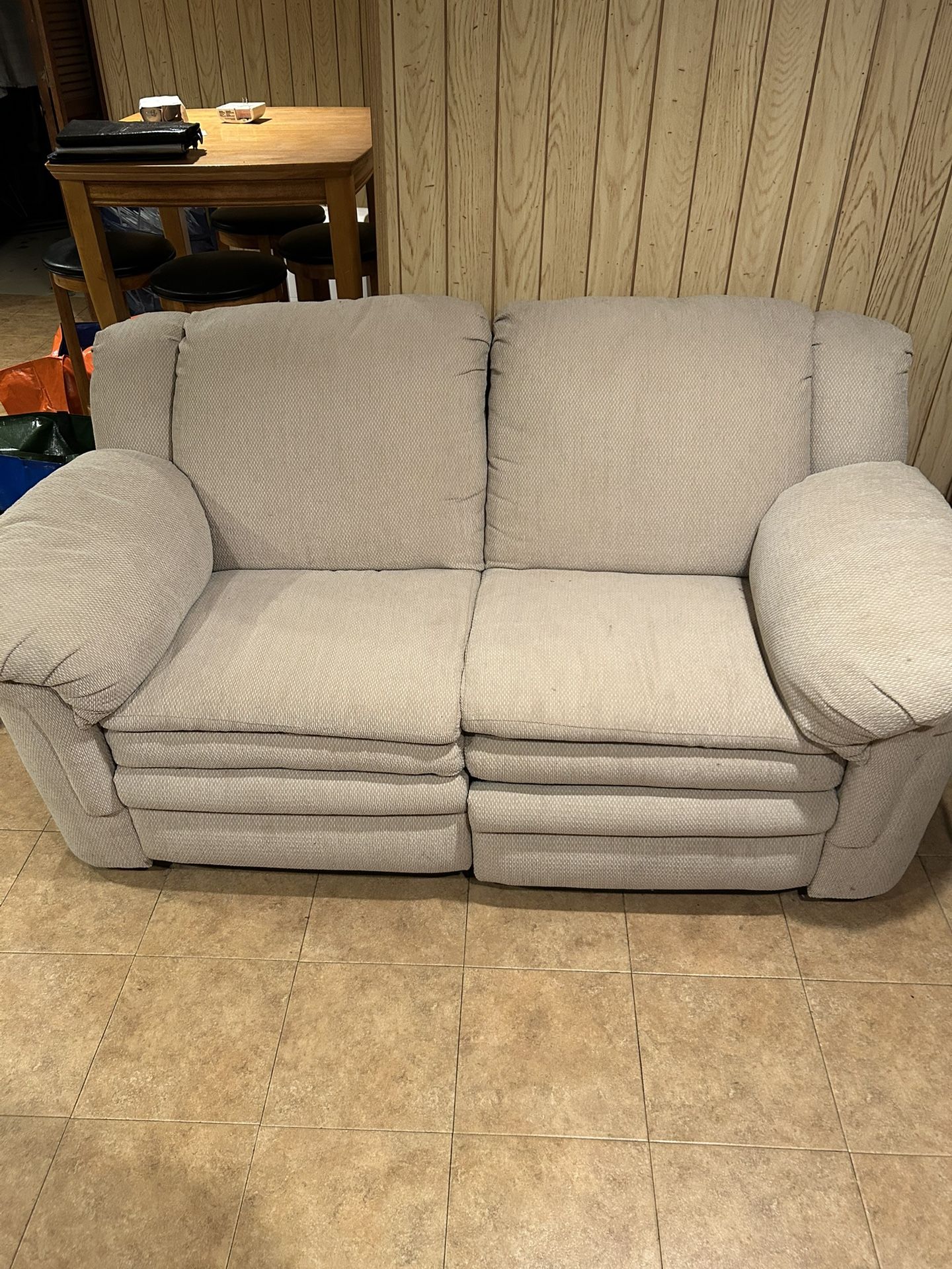 Reclining Couch and Loveseat