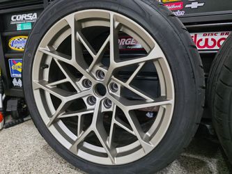 255/35R202015-2023 Mustang SVE MHP1 Wheel & Nitto Tire Kit 19x10/11 - Satin Bronze