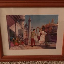 Framed Cinderella II lithographs