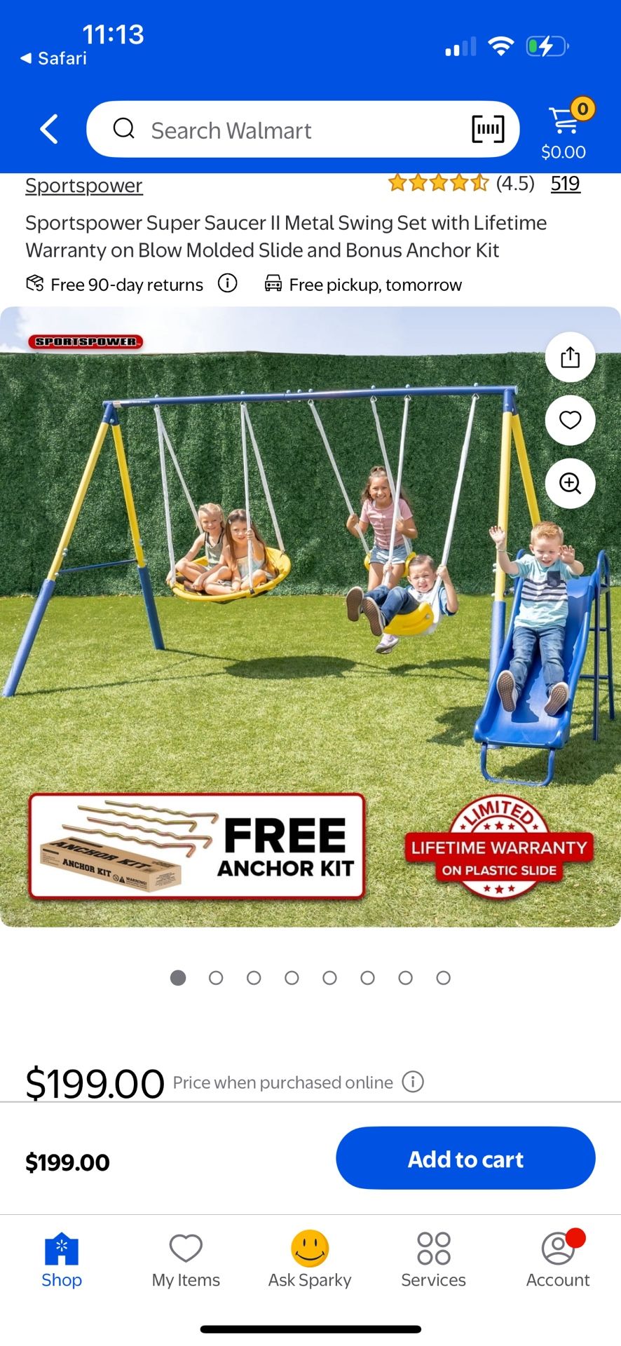 playground swing set