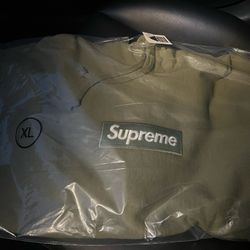 Supreme Box Logo Light Olive XLARGE