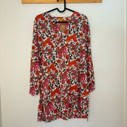 Roberta Roller Rabbit Animal Print Floral Tunic
