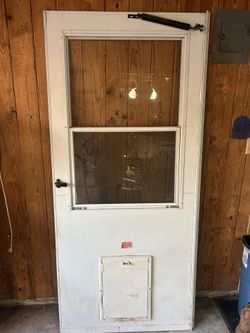36 X 79 1/4 Exterior Doggie Door