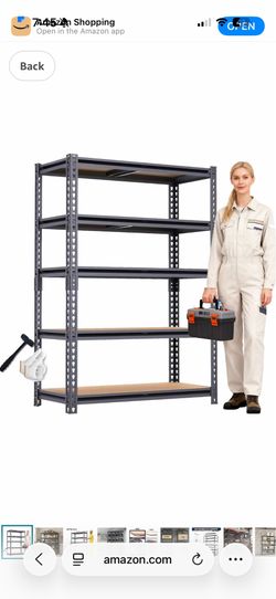 Brand new garage shelving
