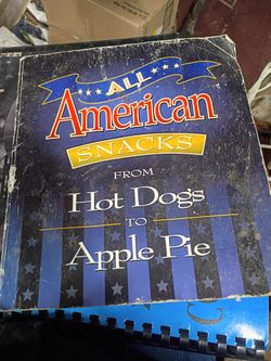 All American Snacks From Hot Dogs To Apple Pie Cookbook Message For Shipping