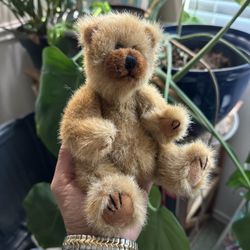 Vintage 1993 TY Stuffed Bear with Moveable Parts Arms-Legs-Head