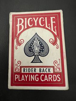 VTG Bicycle Rider Back Playing Cards Excellent Condition