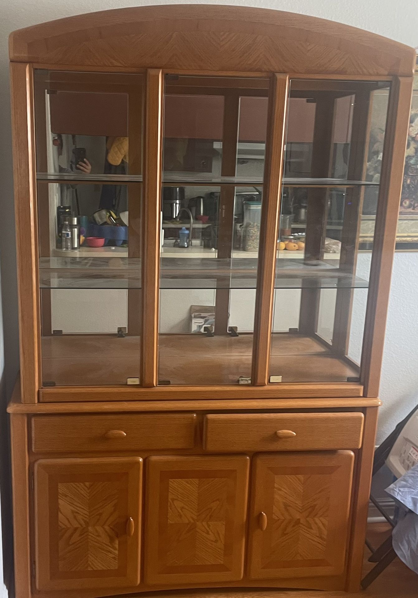 Kitchen Buffet Hutch Freestanding Storage Pantry Cabinet 