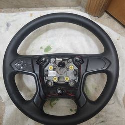 Genuine GM 2014-2019 Chevrolet GMC Black Steering Wheel (contact info removed)1 rat rod go kart