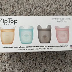 Zip Top Baby Snack Containers