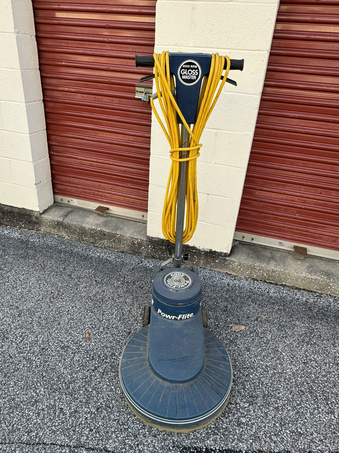 powr-flite burnisher 1.5 hp 20 inch 2000 rpm